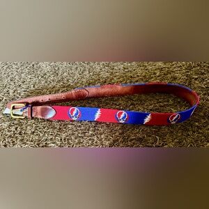 Red and Blue Grateful Dead Belt